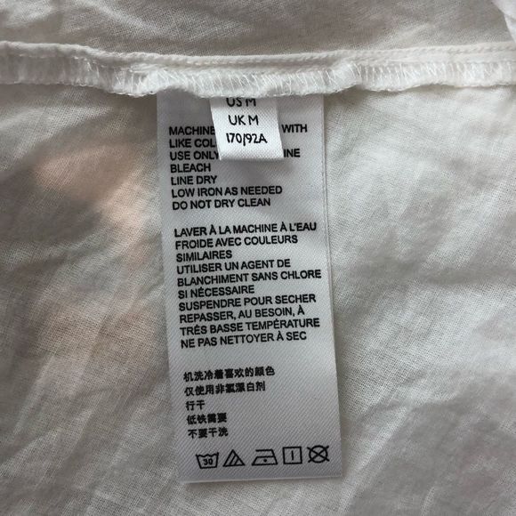 Urban Outfitters Cream Paisley Frocked Summery Mini Dress size Medium NWT - Picture 13 of 15